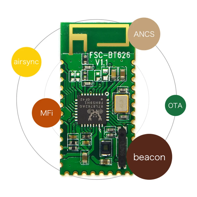 Fly ETS FSC BT626 Bluetooth модуль передачи данных малой мощности BLE4.0 высокоскоростной