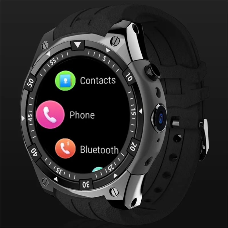 Смарт часы Bluetooth 4 0 1 Гб + 16 WiFi/3g/gps Android 5 MTK6580 2.0MP фитнес трекер монитор сердечного