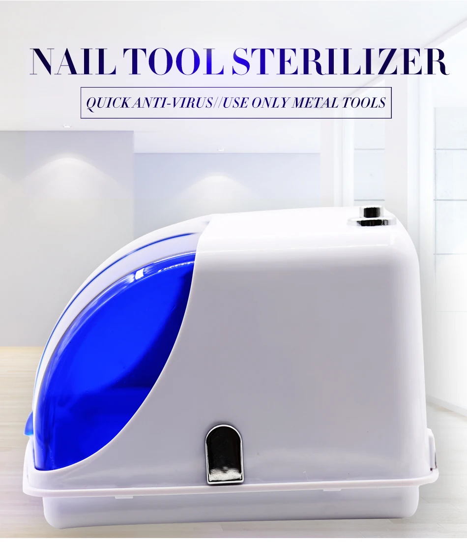 1 UV Sterilizer, Nail Art ,Nails Sterilizer ,Manicure ,Nail Tools ,Machine, UV Disinfection, Sterilizer Box ,Sterilizer , (2)