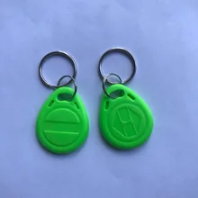 125 кГц LF TK4100 EM4100 ABS Водонепроницаемый Зеленый RFID брелок для ключей-100 шт