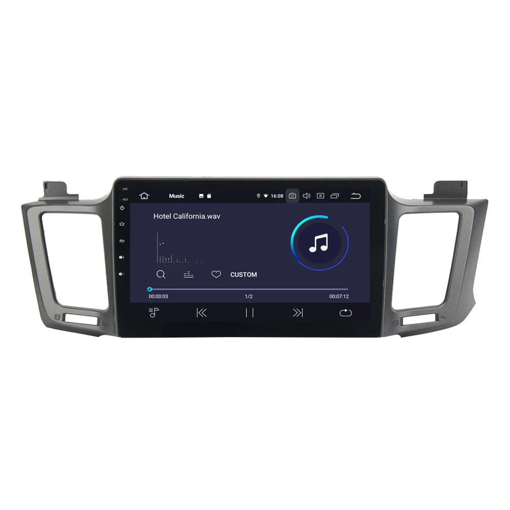 Best RoverOne For Toyota RAV4 2013 2014 2015 2016 Android 9.0 Autoradio Car Multimedia Player Radio GPS Navigation Head Unit NO DVD 3