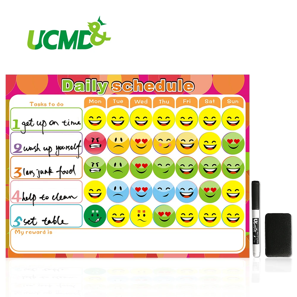 dry erase magnet weekly planner creative to do list kids schedule
