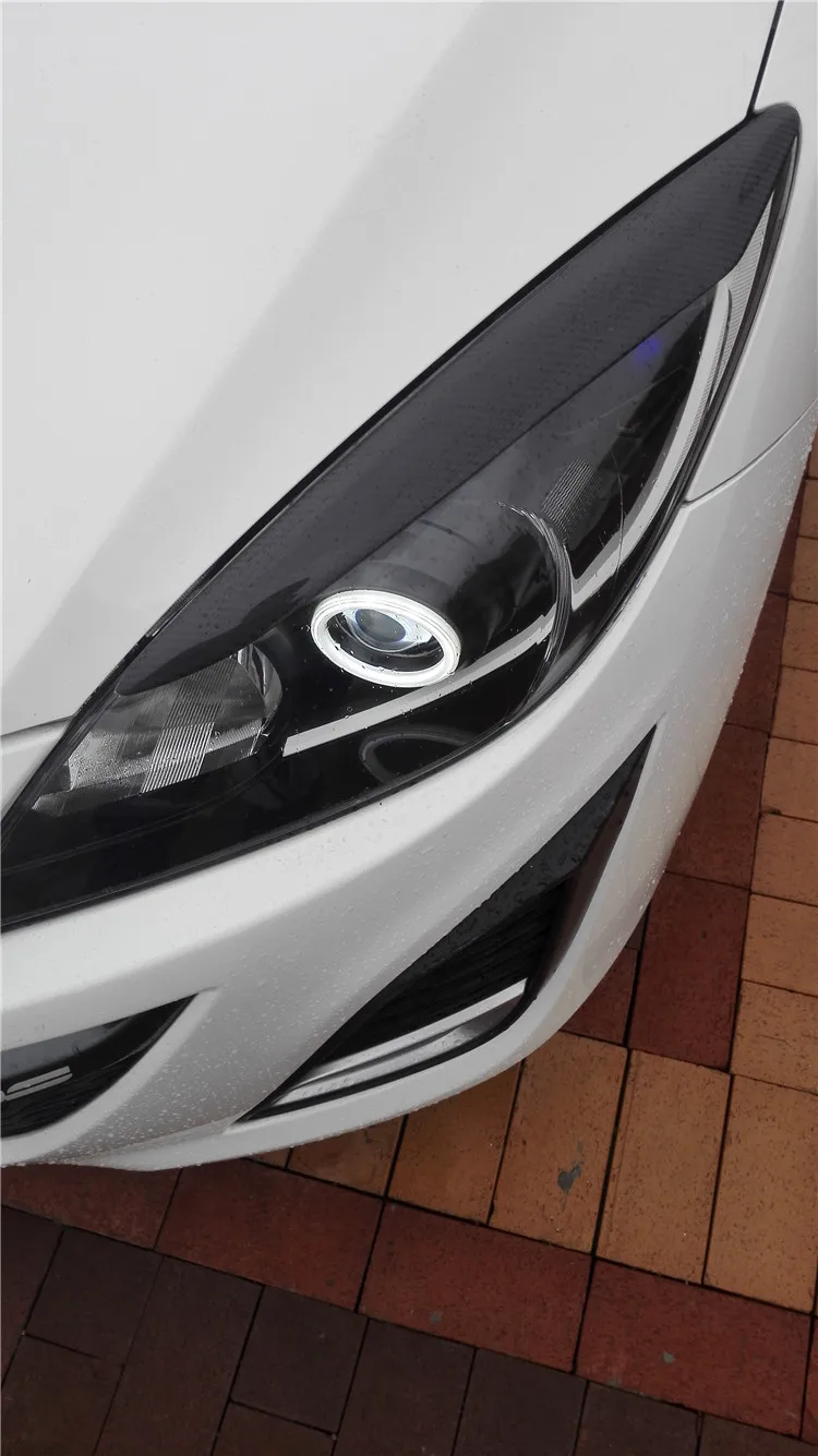 Подходит для MAZDA M3 10-13 углеродного волокна свет для бровей
