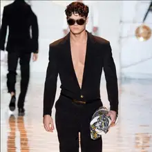 M-6XL весенние и летние мужские комбинезоны для подиума, подчеркивающие индивидуальность, сиамские штаны, свободные Молодежные комбинезоны размера плюс, костюмы