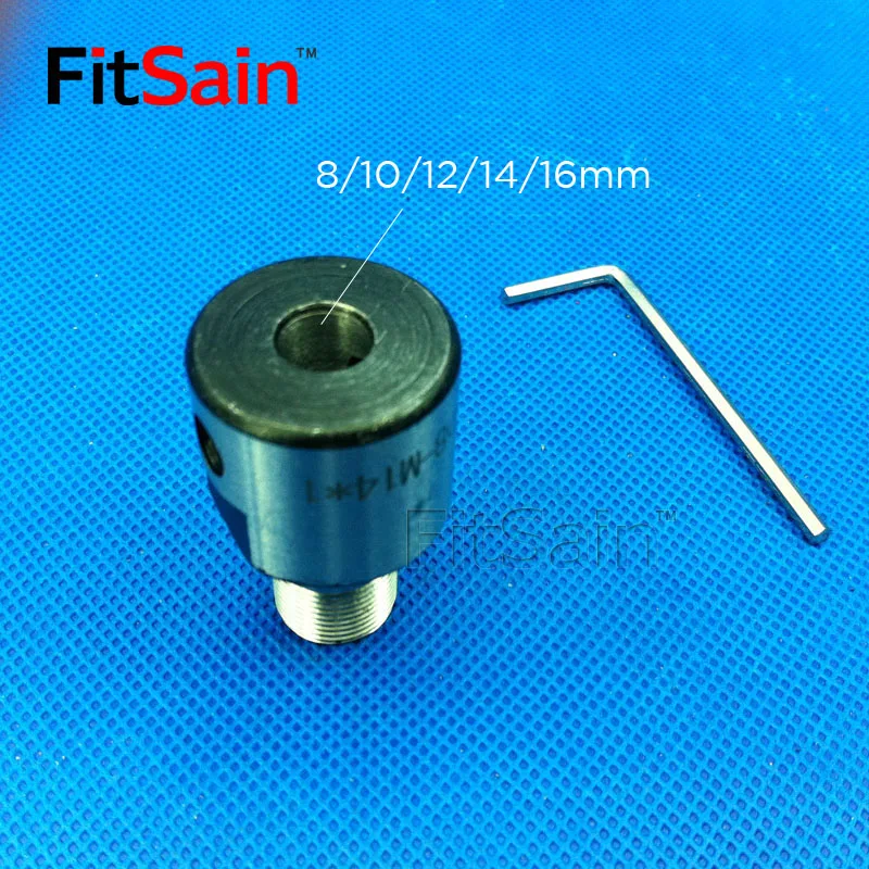  FitSain-SELF-CENTERING maiually operated chuck M14x1 for motor shaft 6/8/10/12/14/16mm CNC mini lat