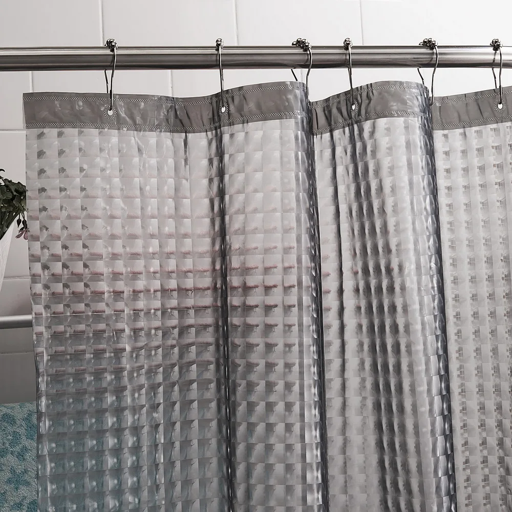 Günstig Happy Tree PEVA 3D Wasser Cube Verdicken Dusche Vorhang 3D Semi transparent Wasserdicht Badezimmer Vorhang Wasser Bling Bad Vorhang.