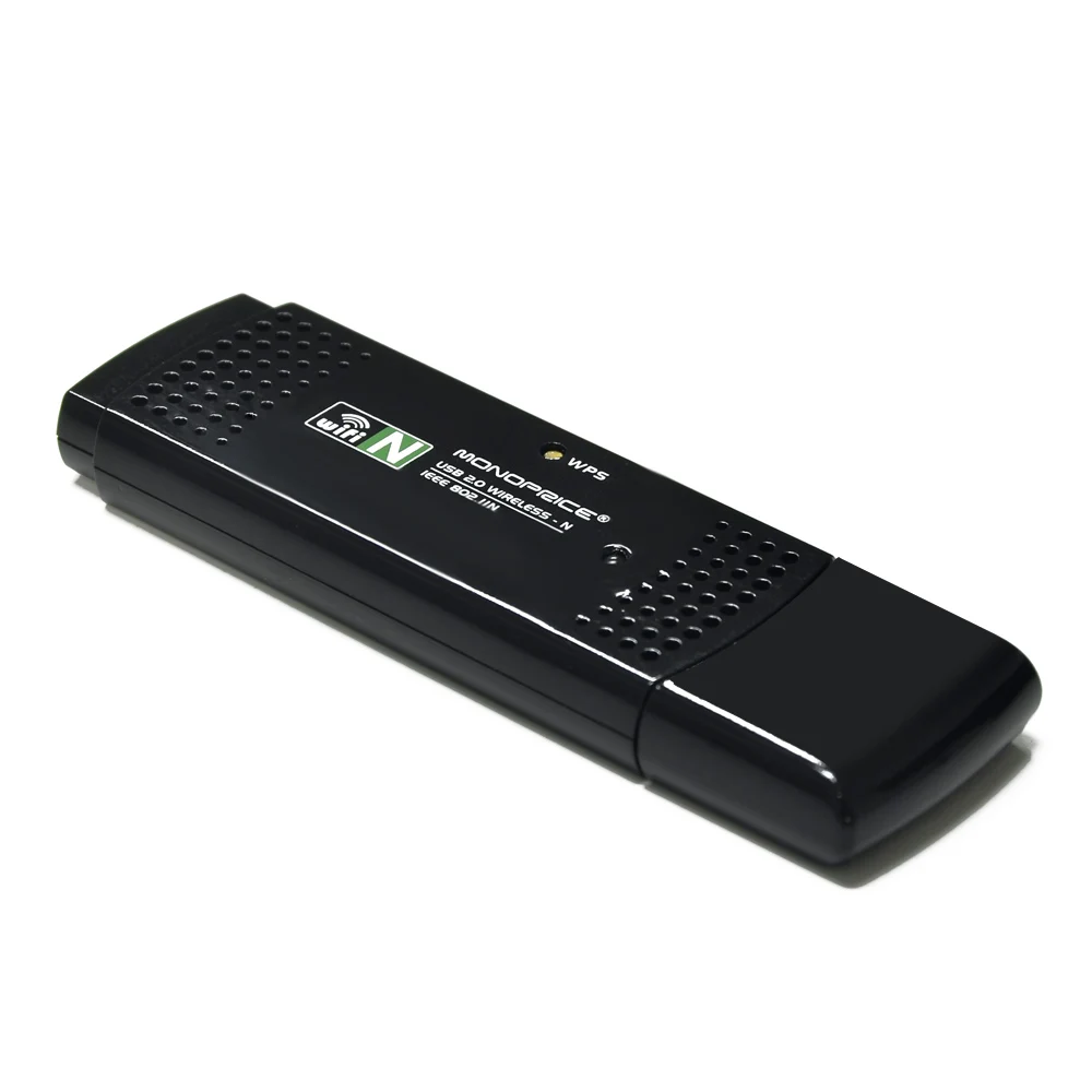

Wavlink N300 Wireless network card dual band with WPS Encryption support Windows 2000,XP,Vista, Windows 7,Linux and Macs-Black