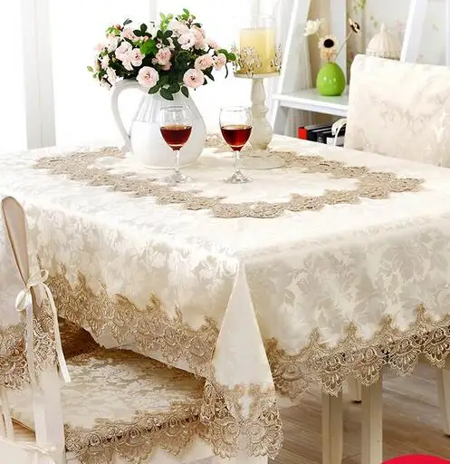 

361# European embroidery table cloth mat tablecloth lace tablecloth table dinner ornament runner square round Garden wholesale
