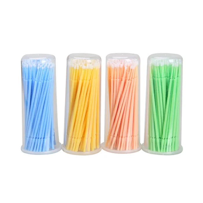 

Portable Disposable Micro Brush In Opp Eyelash Extensions Removal Cotton Swab False Lashes Makeup Applicator Stick SK88