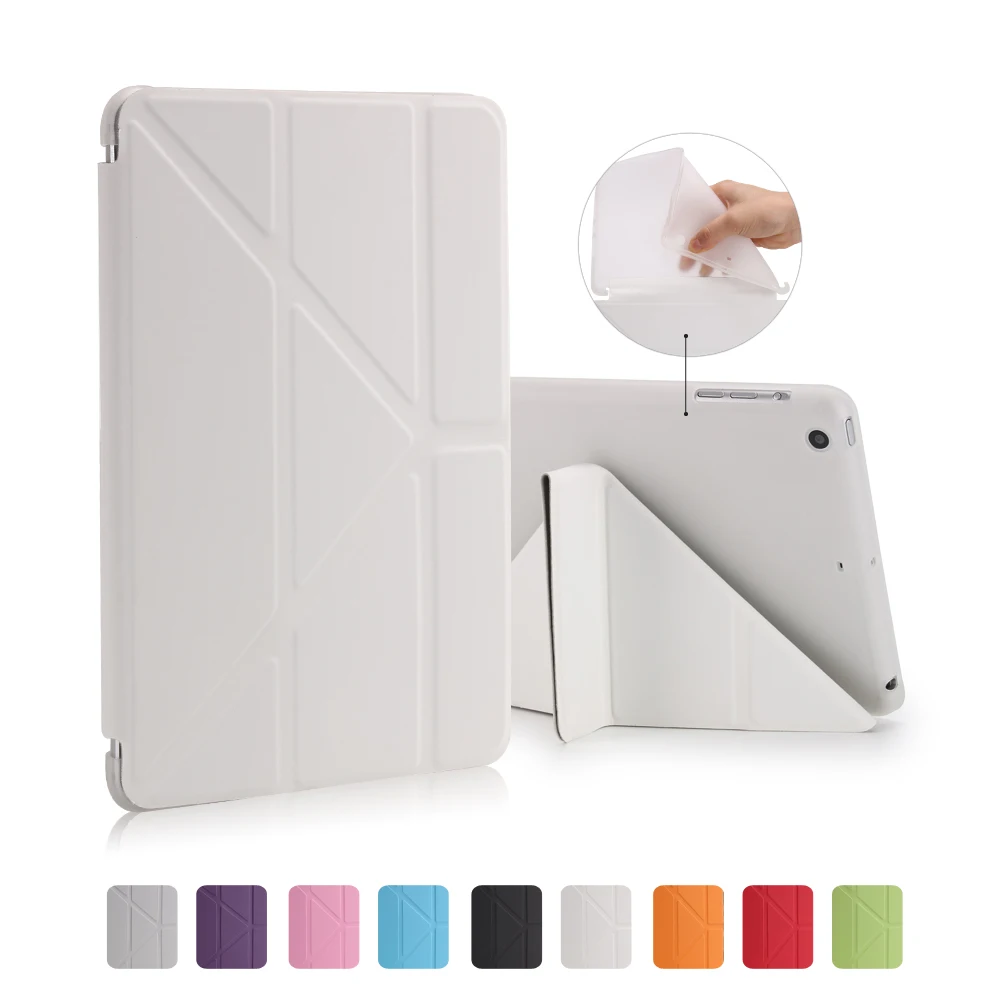 Чехол для for ipad Mini 2/Mini 3/мини 1 чехол из искусственной кожи Ultra Slim+ мягкая Вернуться ТПУ smart Cover для for ipad Mini чехол