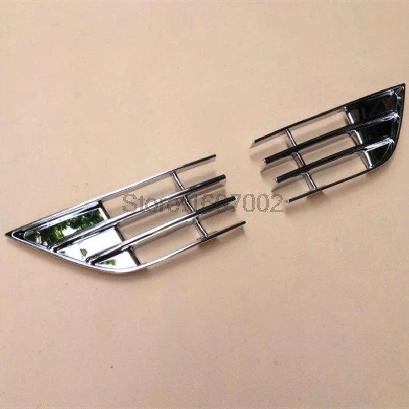 

For Mazda 6 M6 Atenza 2013 2014 2015 Chrome Front Bottom Grille Grill Frame Protector Cover Trim Car styling 2pcs