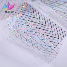 Кружевная линия узора украшения Фольга для перевода на ногти дизайн ногтей переводные наклейки Искусство переводная Фольга наклейки для ногтей кончик украшения легко JQ43