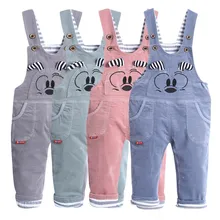 Хлопковый комбинезон для новорожденных мальчиков, детские брюки-комбинезон на подтяжках, прямые штаны для детей, одежда для маленьких мальчиков на весну и осень