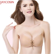 JAYCOSIN женский бюстгальтер без бретелек с крыльями богини, бюстгальтер без бретелек, отжимать Bralette, кружевной сексуальный бюстгальтер, Свадебный женский силиконовый бюстгальтер