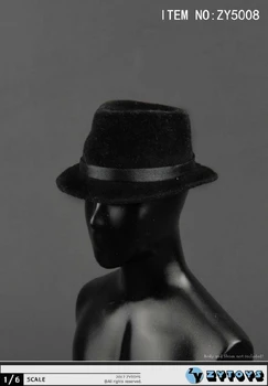 

1/6 Scale men soldier clothes accessories model ZY5008 Men's black hat model for 12'' soldier action figure