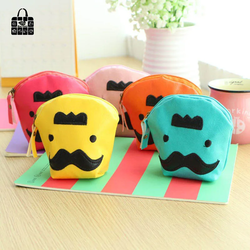 

RoseDiary beard cortex zero wallet zipper lady girls Coin Purse Kids Wallet Bag Coin Pouch Children Purse Holder Women Wallet