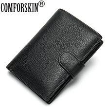 COMFORSKIN New Arrivals Genuine Leather Men Wallet High Quality Cowhide Zipper Purse Large Capacity Multi-Card Bit Men Wallets COMFORSKIN New Arrivals Genuine Leather Men Wallet High Quality Cowhide Zipper Purse Large Capacity Multi-Card Bit Men Wallets