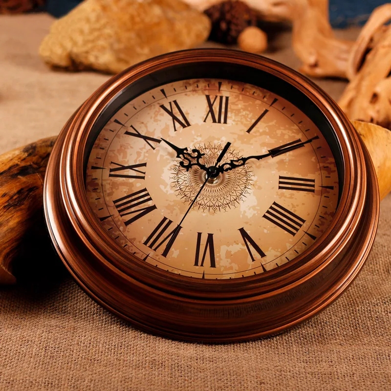 

Roman Digital Wall Clock Retro/Large Antique Needle/Quartz Wall Clocks Vintage/Silent Home Decor Wall Watch Single Side 2018