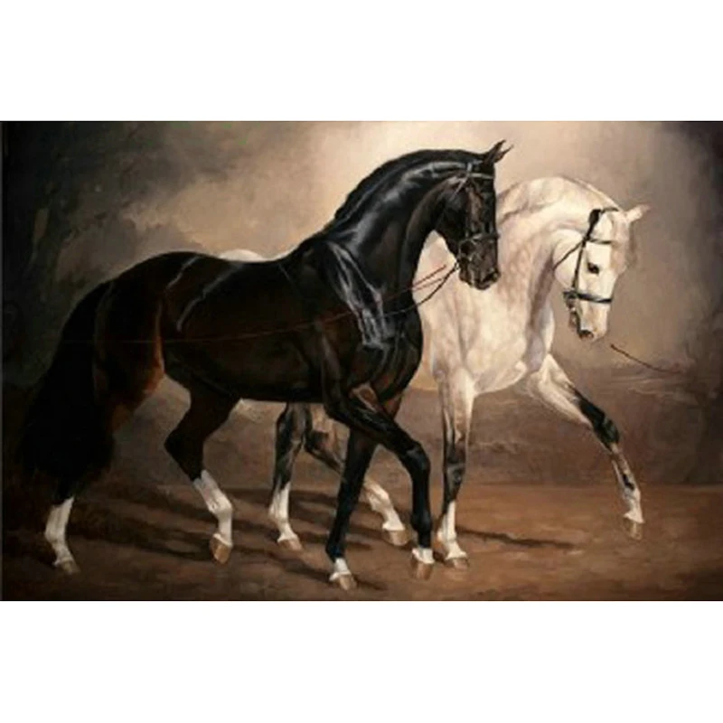 

YIKEE 5d diamond painting full drill resin horse Square Diamond Embroidery Sale Diamond Art Mosaic Crystal Handicraft Wall y815