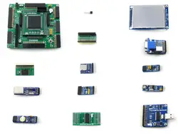 WaveShare EP2C8Q208C8N ALTERA Cyclone II FPGA развитию + 3.2 дюймов 320x240 touch ЖК-дисплей + 12 Модули Наборы = openep2c8-c Вышивка Крестом Пакет A