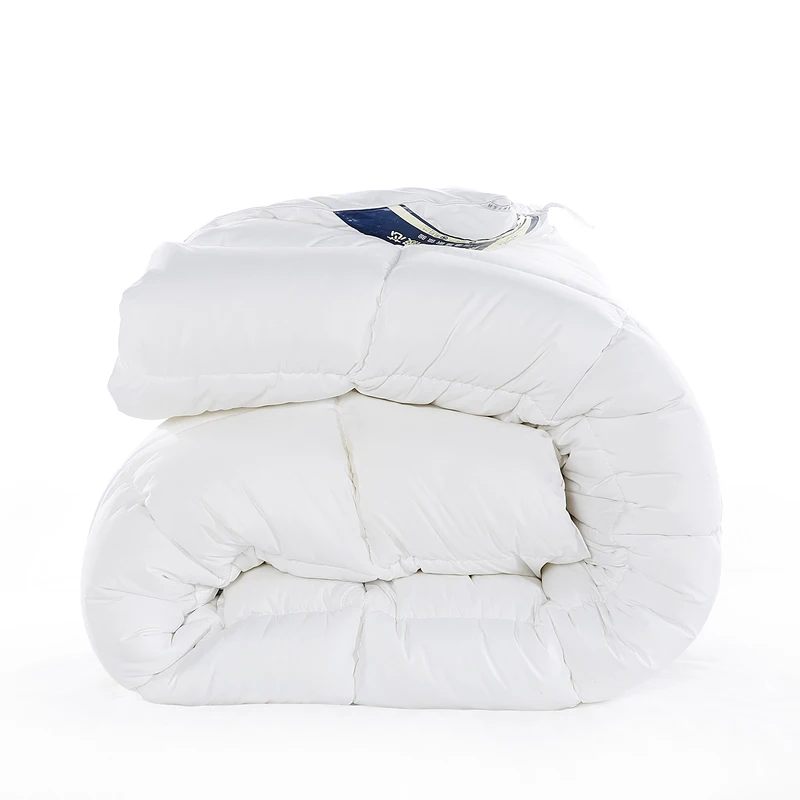 

Simple elegant style solid quilting winter quilt comforter high end microfiber down-proof Twin/Full/Queen/King winter blanket