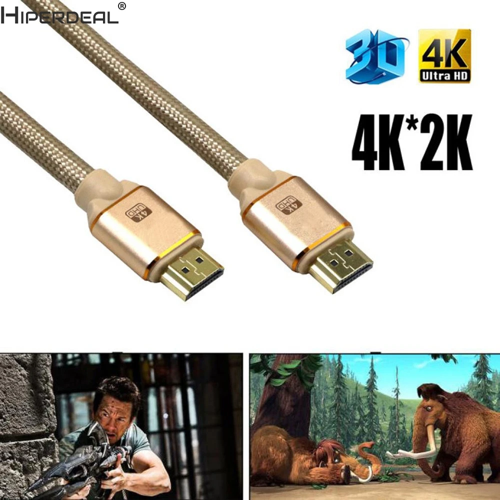 Hiperdeal высокое качество кабеля HDMI V2.0 4k@ 60 Гц 3D 1080 P-HDTV ЖК-дисплей светодиод для PS4 oct27