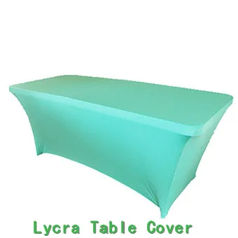 Rectangular Table Cover Spandex/Lycra Fabric Tablecloth Stretch Bar Bistro for Wedding party Home Decorations | Дом и сад