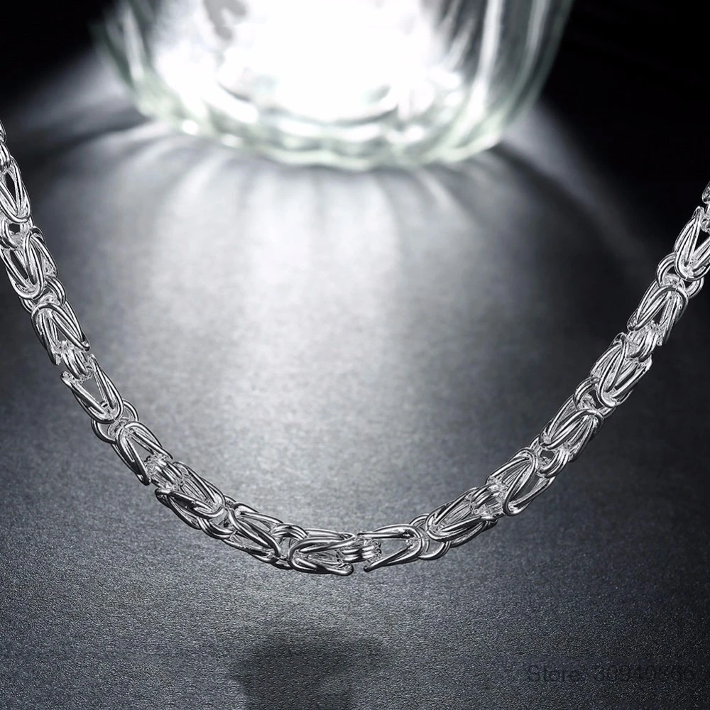925 пробы Серебряное ожерелье Голова Дракона мужские ювелирные изделия 5 мм S925 цельное серебряное ожерелье с цепочкой мужские ювелирные изделия 20 дюймов