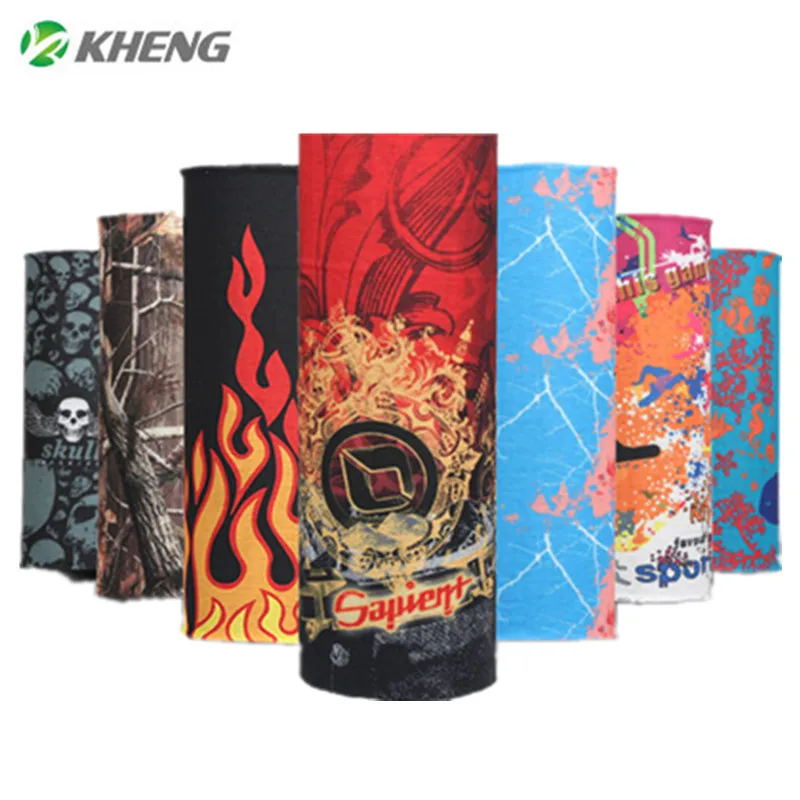 

KHENG Magic Mask Cycling Bicycle Headwear Seamless bandana Summer Outdoor Sport Riding Scarf Multifunction MTB Bike Headband