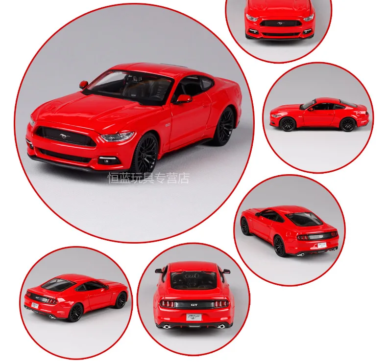 Maisto 1:24 Ford Mustang GT Современная мышечная литая модель автомобиля игрушка Новинка в коробке 31369