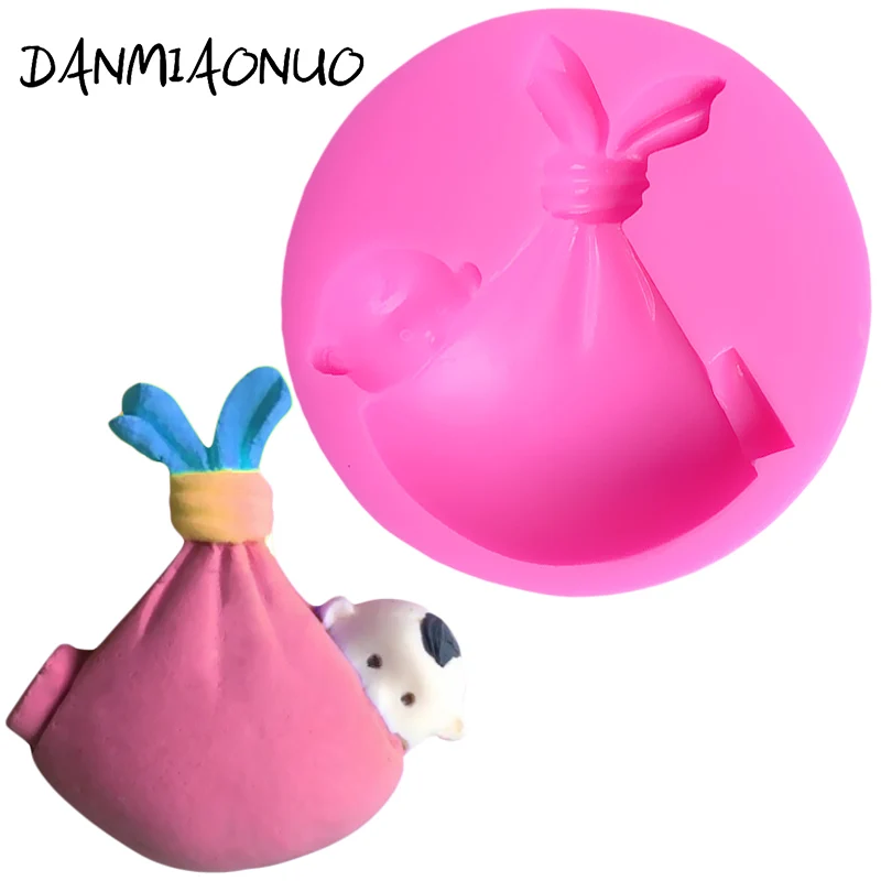 

1 pcs Cute Baby Shape Silicone Mold Cake 3D Chocolate Mold Fondant Cake Decoration Silicone Cooking Tools Kitchen Supplies Fimo