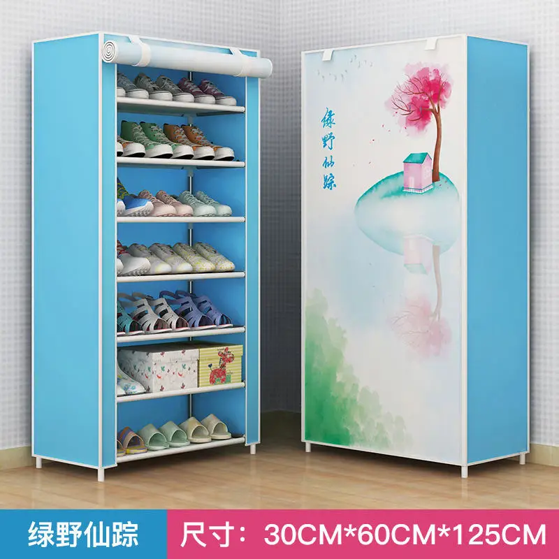 

Dust-proof home shoe rack Shoe cabinet storage multi-layer rack multi-function door shoe rack save space home furniture