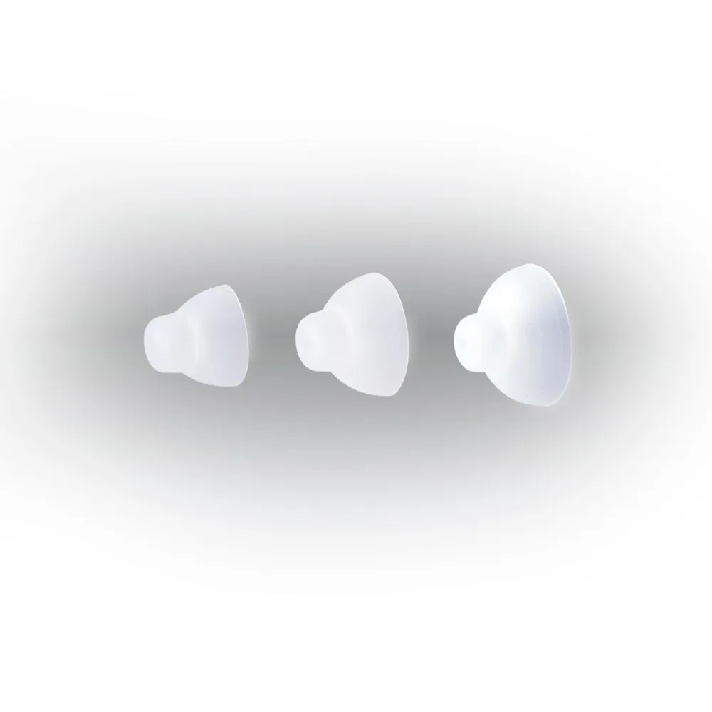 

Extra Small Earbuds for Hearing Aids Cozy fit Eardomes Clean Brush use for Hearing Amplifier Small Eartips Mushroom Shape