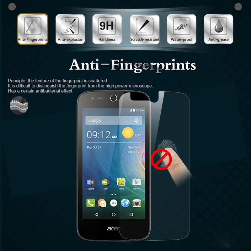 

2.5D 9H Premium Screen Protector Tempered Glass For Acer Z530 Z630 Z320 Z525 Z520 Zest plus x2 Protective Film cover