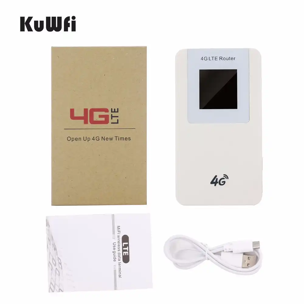 KuWfi 4620 мАч power Bank LTE 4G Wifi маршрутизатор Карманный 3g беспроводной WPS с слотом для sim