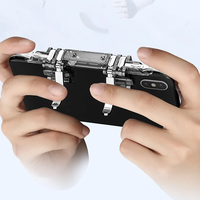 

for Cell Phone Game Gamepad Dzhostik Pubg Trigger Game Pad handle for PUBG Mobile controller Six-finger Free fire for smartphone