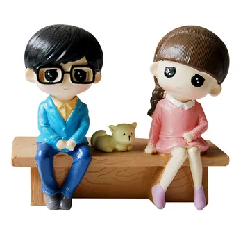 

Household Couple Decor Figurines Desktop Ornaments Supplies Princess Resin Crafts Statue Zakka Furnishing Articles Resin Crafts