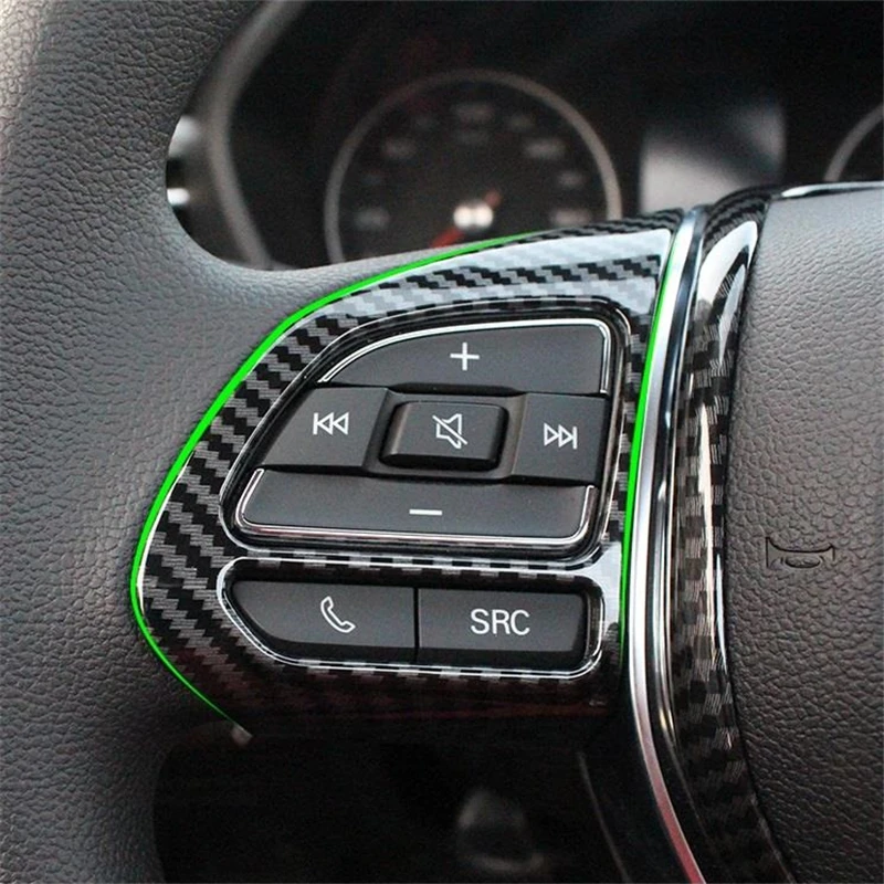 

Steering Wheel Button Automobile Modified Auto Chromium Car Styling Accessories Bright Sequins 18 19 FOR Morris Garages MG I5