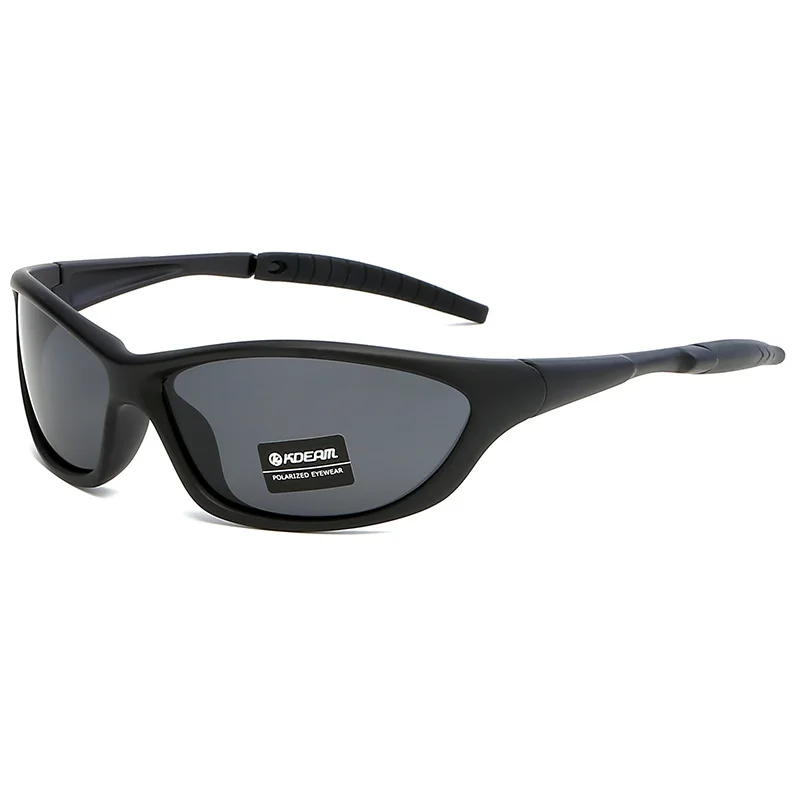 Поляризованные солнцезащитные очки для мужчин KDEAM, роскошные Брендовые спортивные солнцезащитные очки, очки для вождения, солнцезащитные очки UV400 для мужчин, защита глаз, зеркало KDS001