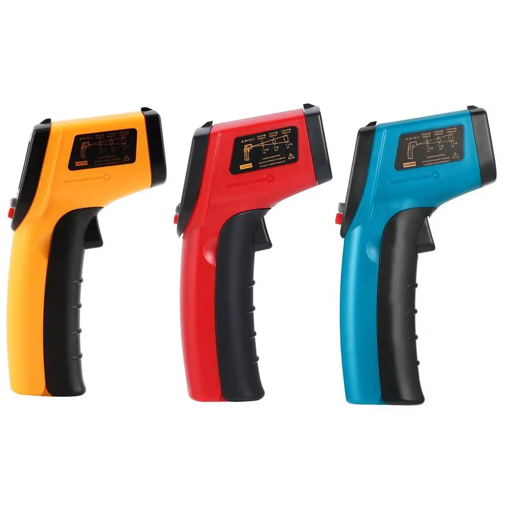 

Infrared Thermometer GM550 -50~380 C Digital infrared Thermometer laser Temperature Gun Pyrometer Aquarium Emissivity Adjustable