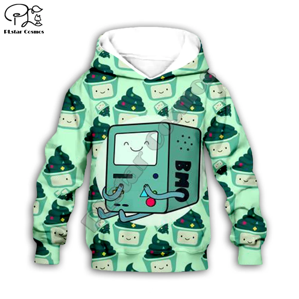 

Adventure Time Beemo Kids Hoodies sweatshirts 3D print kawaii tshirt Cartoon anime Jacket/casual shorts/pants harajuku hooded