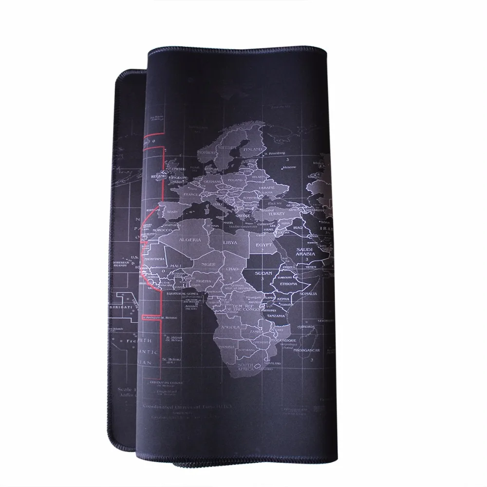 pbpad store new Super Large Size 90cm*40cm The World Map mouse pads Speed Computer Gaming Mouse Pad Locking Edge Table Mat