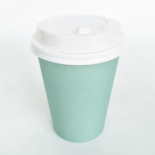Cup White Lid 90 шт украшения для приглашений стаканчики для питья 90 шт бумажный стаканчик для кофе 400 мл/500 мл синие бумажные стаканчики с золотой белой черной крышкой - Цвет: Cup White Lid