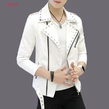 OEAID, модная мотоциклетная кожаная куртка, мужское кожаное пальто, новая мужская кожаная одежда, верхняя одежда, куртки, мужские куртки, пальто