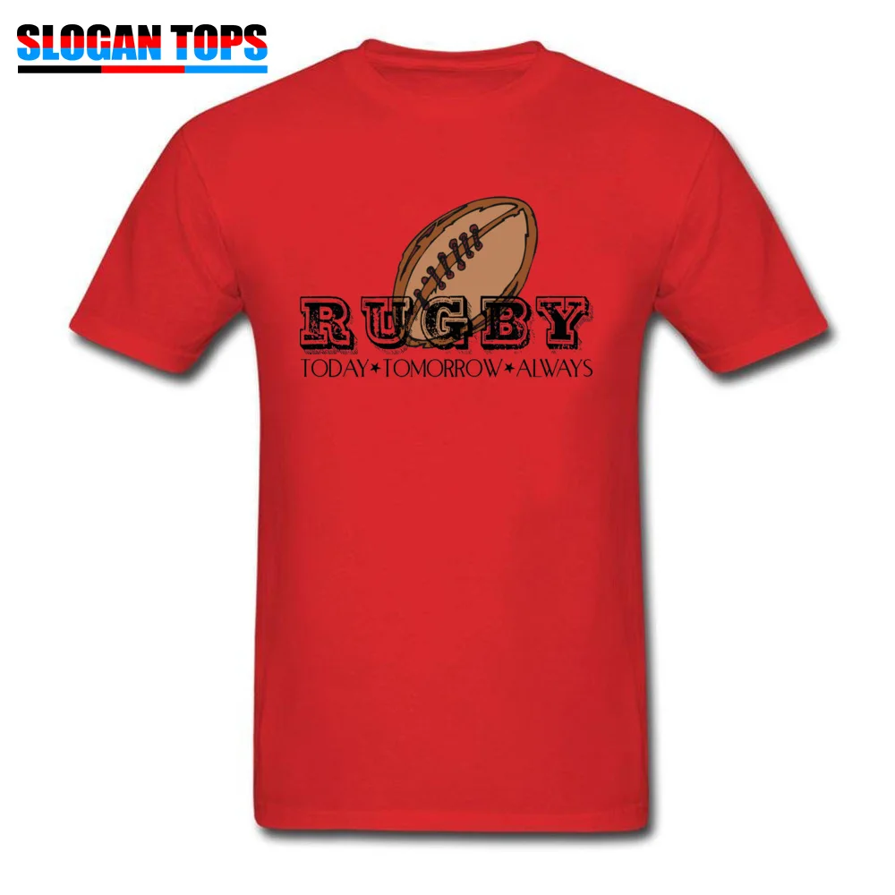 Rugby 2847 T-shirts Short Sleeve Summer Funny Man Summer Tops T Shirt Summer Top T-shirts O-Neck All Cotton Top Quality Rugby 2847 red