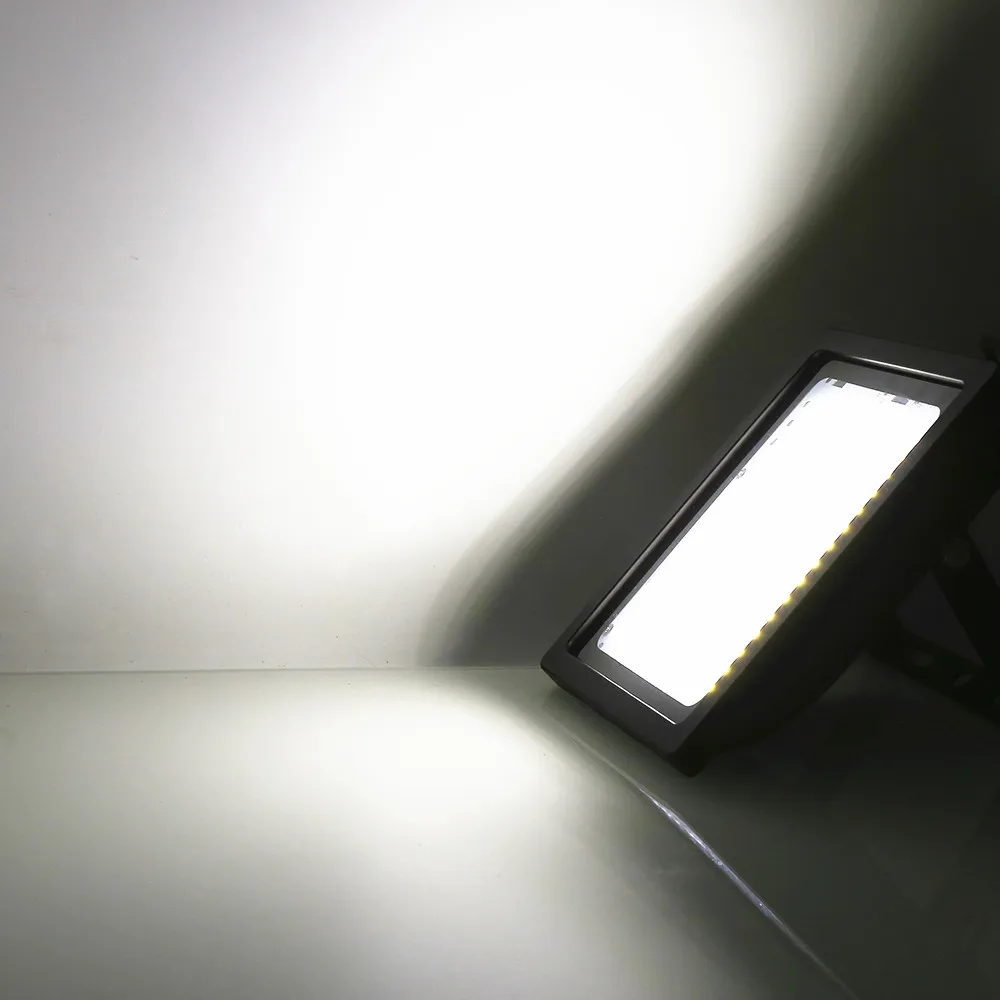Sensor de Radar de Microondas de Energia Local à Prova Água ao ar Lâmpada de Parede Lâmpada de Iluminação do Jardim de Segurança Luz de Inundação Solar Levou Leds d' Livre 150 Smd3528 7 Lâmpadas solares