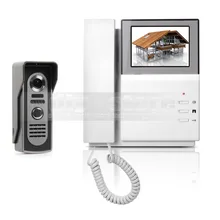 DIYSECUR Video Door Phone Video Intercom Doorbell 4.3inch HD Indoor Monitor + 600 TVLine IR Night Vision Outdoor Camera