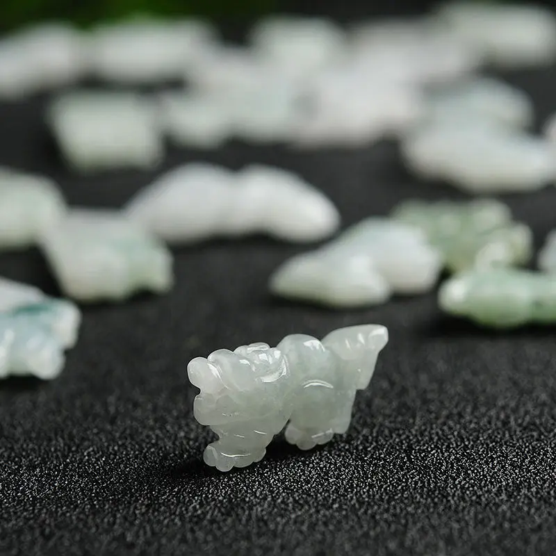 

10PCS Natural Grade A Jade (Jadeite) Dragon Beads / Size:20mm (Wholesale,DIY)