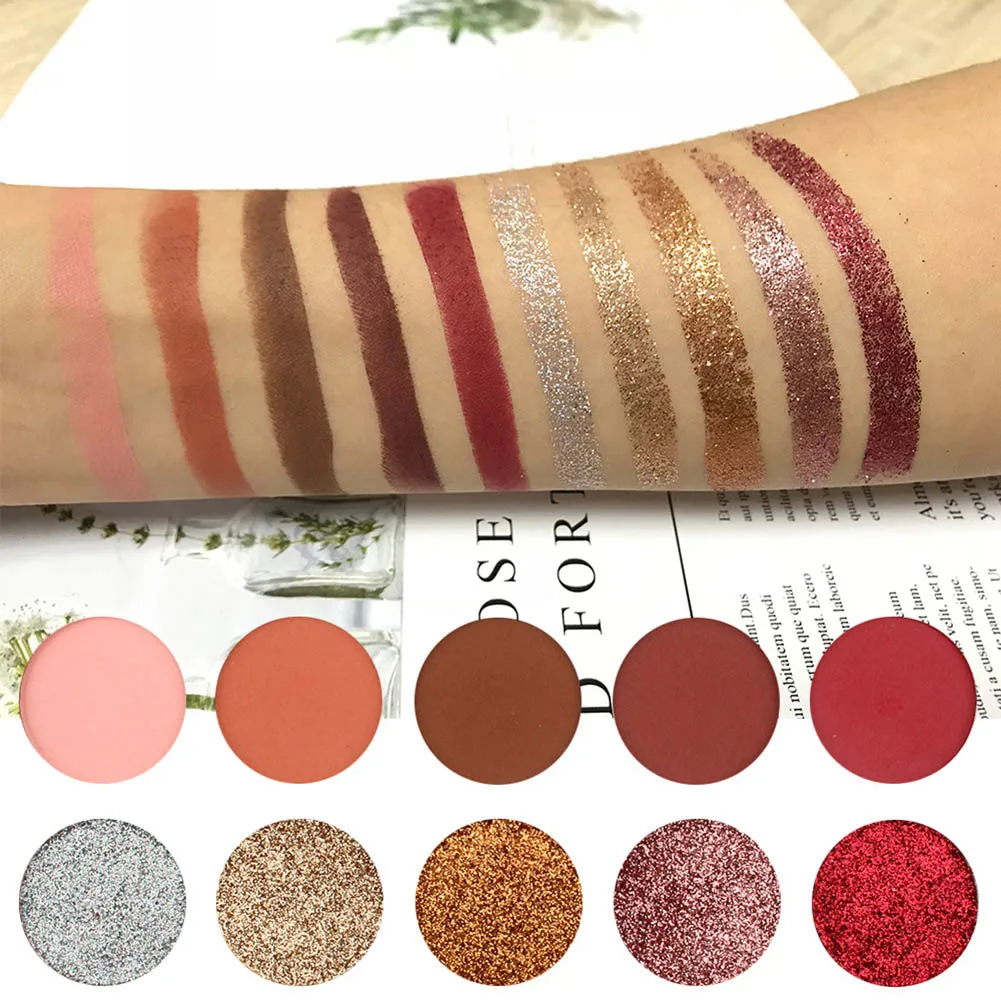 

High Quality Eyeshadow Palette 10 Colors Glitter Matte Long Lasting Makeup Cosmetics for Women