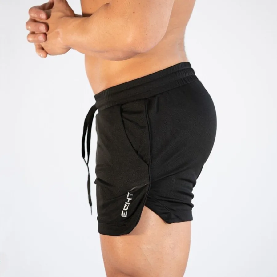 Брендовые облегающие шорты мужские джоггеры быстросохнущие шорты для спортзала Фитнес Спортивная одежда мужские летние повседневное пляжное короткое брюки